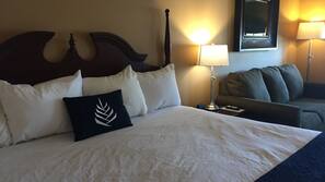 Pillowtop beds, blackout drapes, iron/ironing board, cribs/infant beds