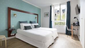 In-room safe, blackout drapes, soundproofing, free WiFi