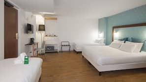 In-room safe, blackout drapes, soundproofing, free WiFi