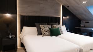 Hypo-allergenic bedding, memory foam beds, minibar, in-room safe