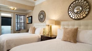 Premium bedding, in-room safe, individually decorated
