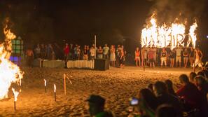 Am Strand, Volleyball, Strandbar
