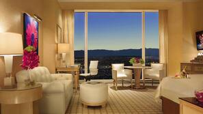 Premium bedding, pillow top beds, minibar, in-room safe