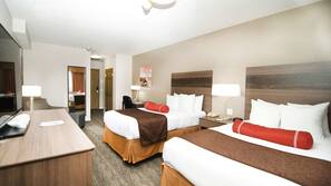 Premium bedding, in-room safe, laptop workspace, blackout drapes