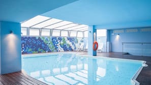 Indoor pool, outdoor pool