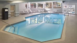 2 indoor pools, seasonal outdoor pool