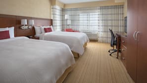 Down duvet, pillow top beds, in-room safe, desk