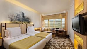 Premium bedding, minibar, in-room safe, desk