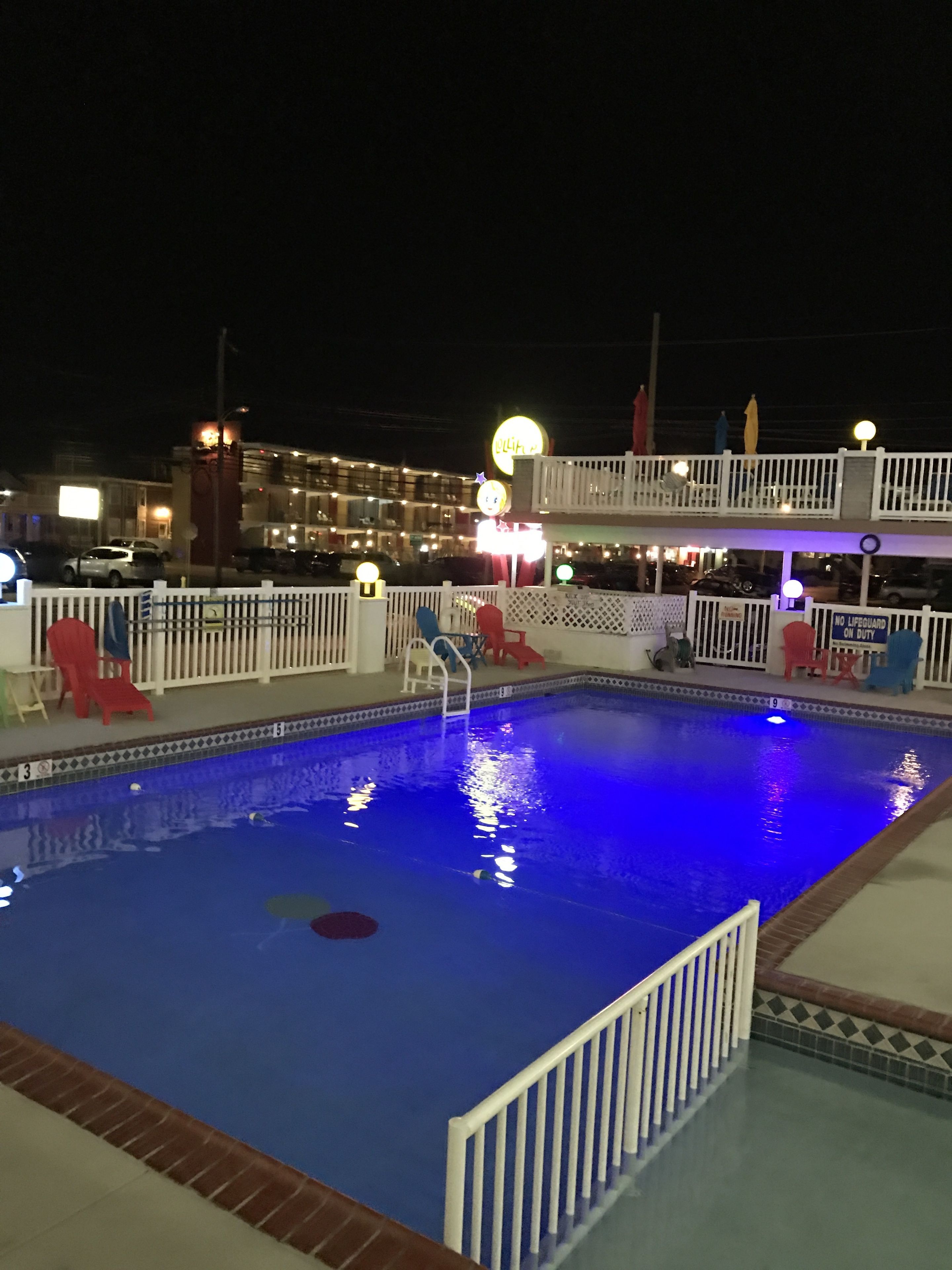 motel lollipop pool outdoor