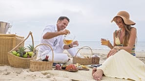 Beach nearby, white sand