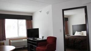 Premium bedding, desk, soundproofing, iron/ironing board