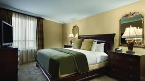 1 bedroom, premium bedding, pillowtop beds, desk