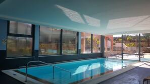 Indoor pool, outdoor pool