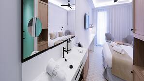 Premium bedding, in-room safe, desk, soundproofing