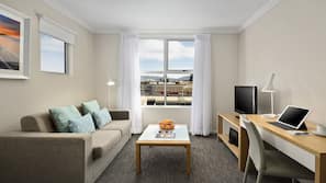 2 bedrooms, blackout drapes, iron/ironing board, free WiFi