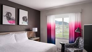 In-room safe, desk, iron/ironing board, free cribs/infant beds