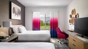 In-room safe, desk, iron/ironing board, free cribs/infant beds