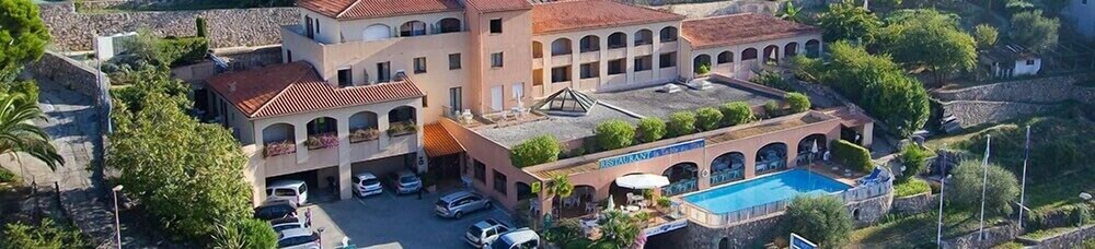 Aerial view, Mas de Vence Hotel & Restaurant