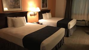 Premium bedding, pillowtop beds, in-room safe, desk