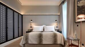 In-room safe, desk, blackout curtains, soundproofing