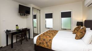 Premium bedding, minibar, in-room safe, desk