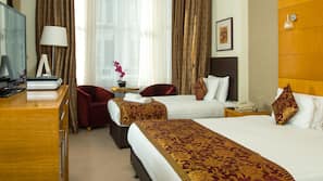 In-room safe, desk, blackout curtains, iron/ironing board