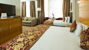 In-room safe, desk, blackout curtains, iron/ironing board