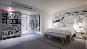 1 dormitorio, ropa de cama de alta calidad, caja fuerte y escritorio