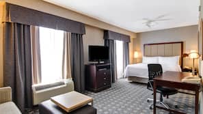 Hypo-allergenic bedding, pillow top beds, in-room safe, desk