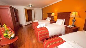 Premium bedding, minibar, in-room safe, desk