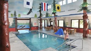 Indoor pool, outdoor pool