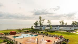 Indoor pool, seasonal outdoor pool