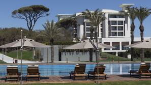 Indoor pool, 3 outdoor pools, cabanas (surcharge), pool umbrellas
