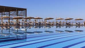 Indoor pool, 3 outdoor pools, cabanas (surcharge), pool umbrellas