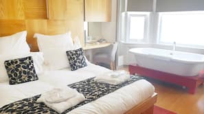 Egyptian cotton sheets, premium bedding, Select Comfort beds, desk