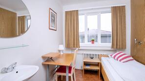 Desk, blackout drapes, free WiFi, bed sheets