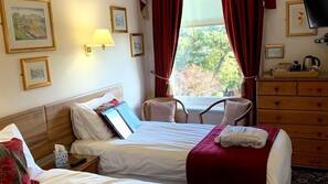 Hypo-allergenic bedding, in-room safe, individually decorated