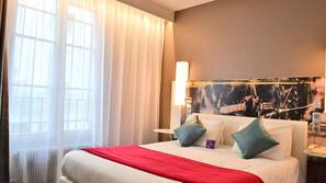 Minibar, in-room safe, desk, blackout curtains