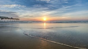 Na praia