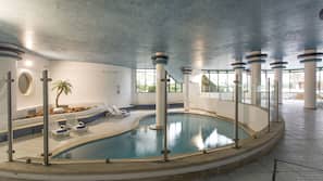 Indoor pool, outdoor pool