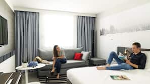 Ropa de cama de alta calidad y minibar (con algunos artículos gratuitos)