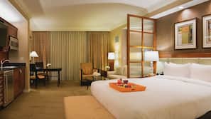 Premium bedding, pillowtop beds, in-room safe, desk