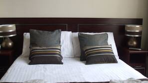 Egyptian cotton sheets, iron/ironing board, free WiFi