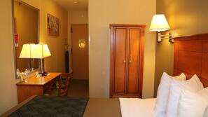 Down duvet, pillow top beds, in-room safe, desk
