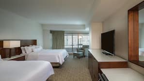 Down duvet, pillow top beds, in-room safe, desk