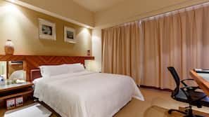 Minibar, in-room safe, blackout drapes, soundproofing
