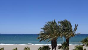 On the beach