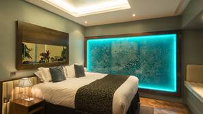 Premium bedding, minibar, in-room safe, desk
