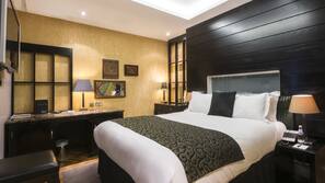 Premium bedding, minibar, in-room safe, desk