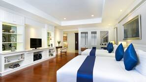 In-room safe, desk, iron/ironing board, rollaway beds